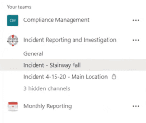 Microsoft teams records are generated in a variety of channels