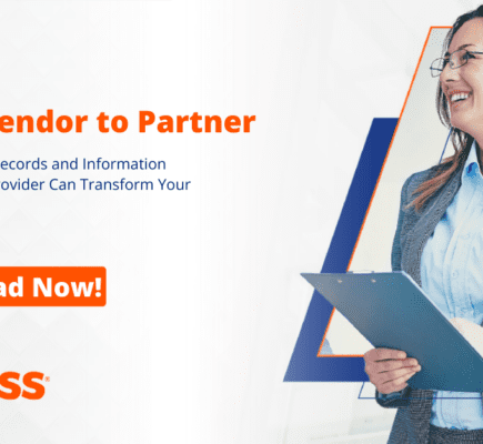 eBook: From Vendor to Partner How the Right Records and Information Management Provider Can Transform Your Program - Download Now!
