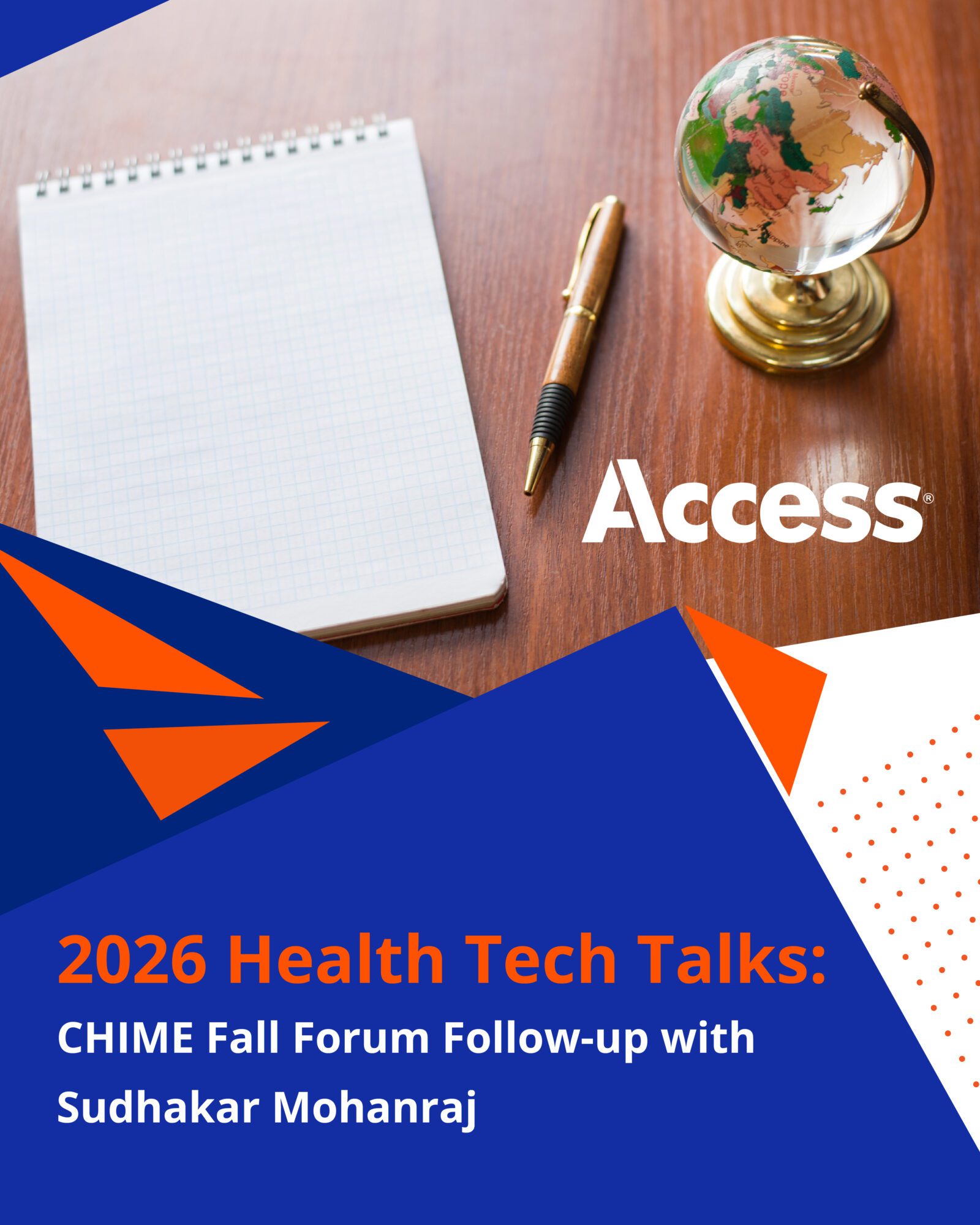 2026 Health Tech Talks: CHIME Fall Forum Follow-up with Sudhakar Mohanraj