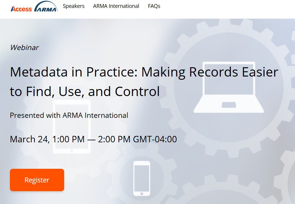 Metadata in Practice: Making Records Easier to Find, Use, and Control