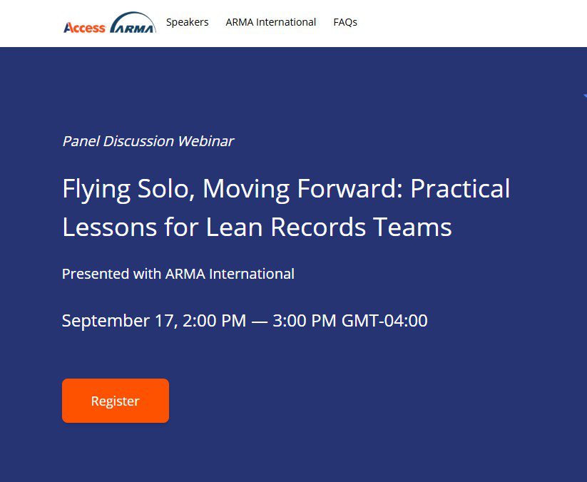 Flying Solo, Moving Forward: Practical Lessons for Lean Records Teams