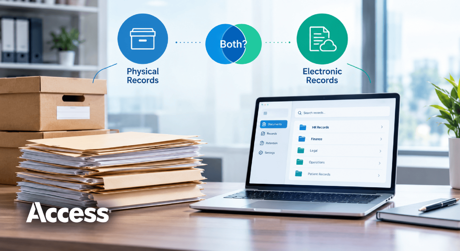 Electronic vs. Physical Records Management Software: Do You Need Both?